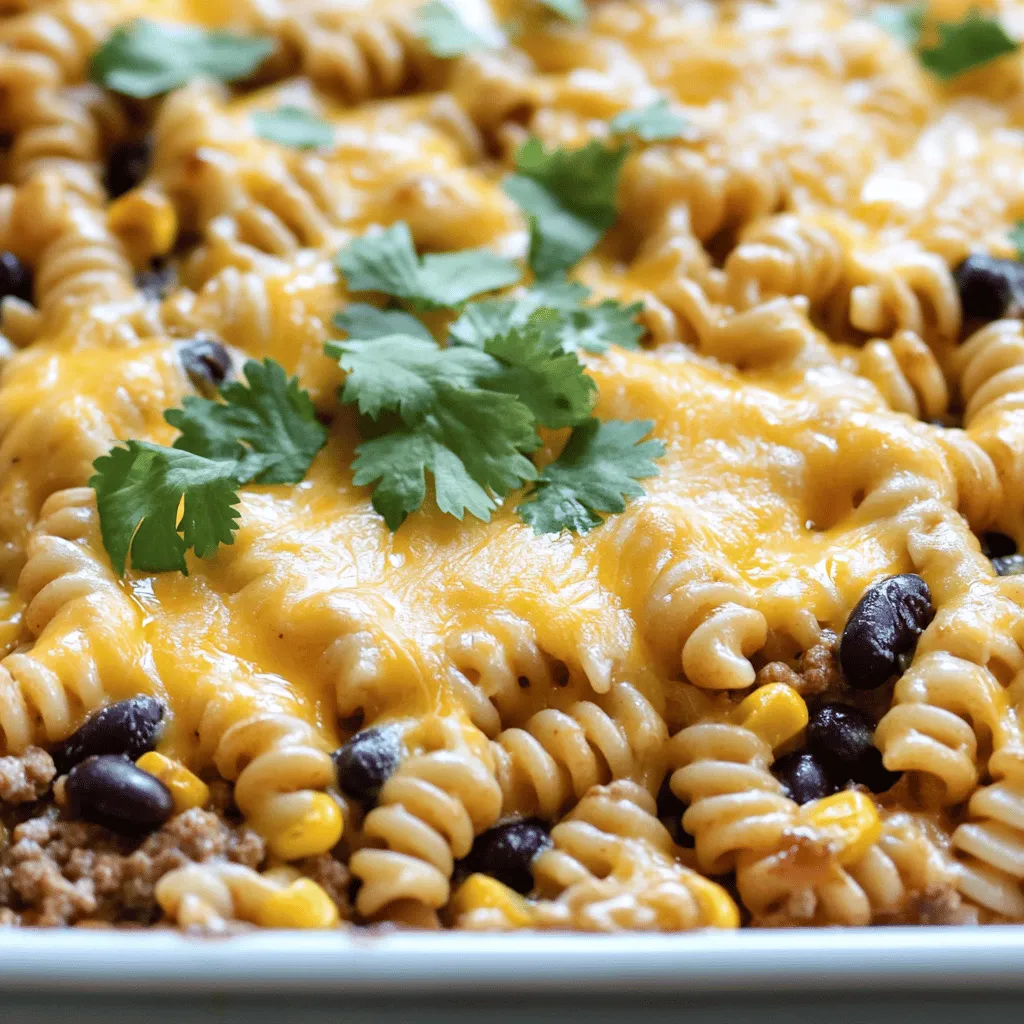 Cheesy Taco Pasta Bake Satisfying Family Meal