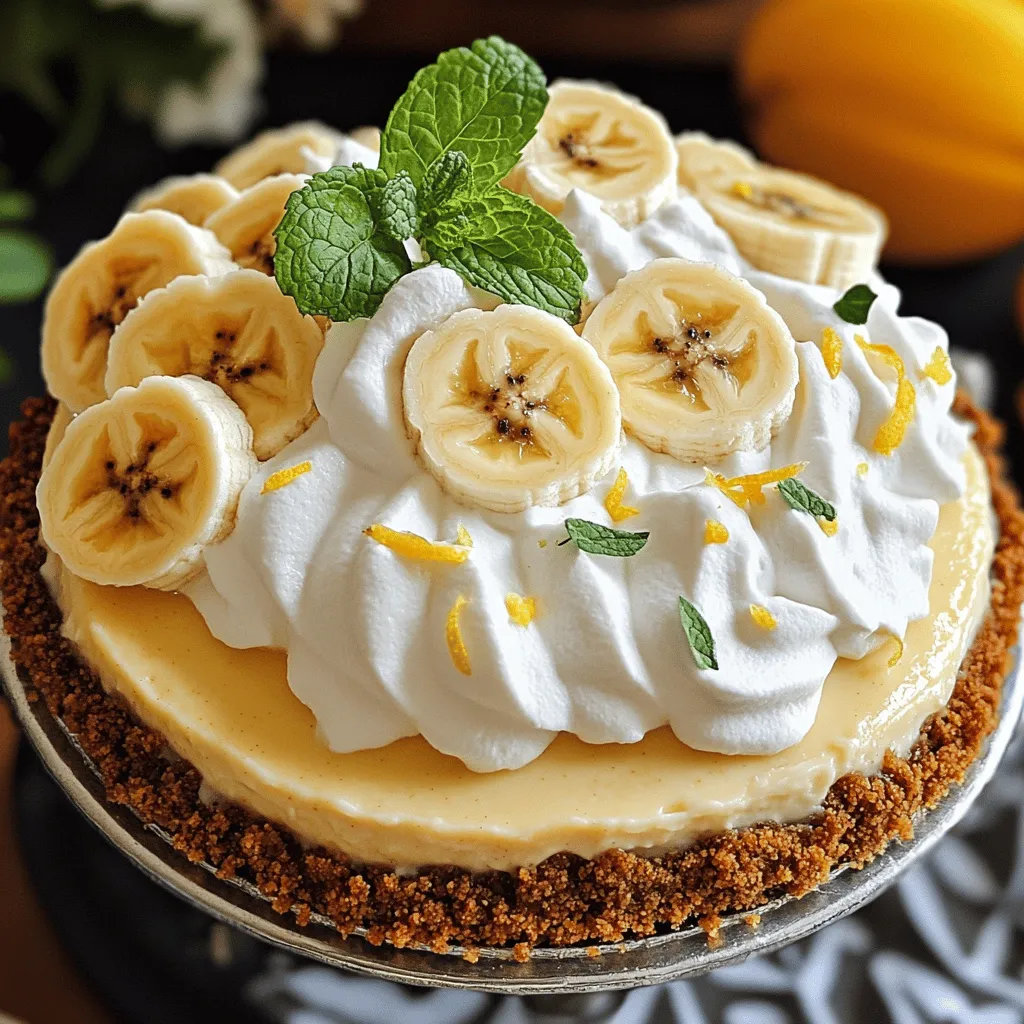 To create a creamy banana cheesecake, start with quality ingredients. The cheesecake filling needs a few key items. First, use two cups of softened cream cheese. This gives the cheesecake its rich and smooth texture. Next, add one cup of granulated sugar. It sweetens the filling just right. Three large eggs are crucial for binding everything together.