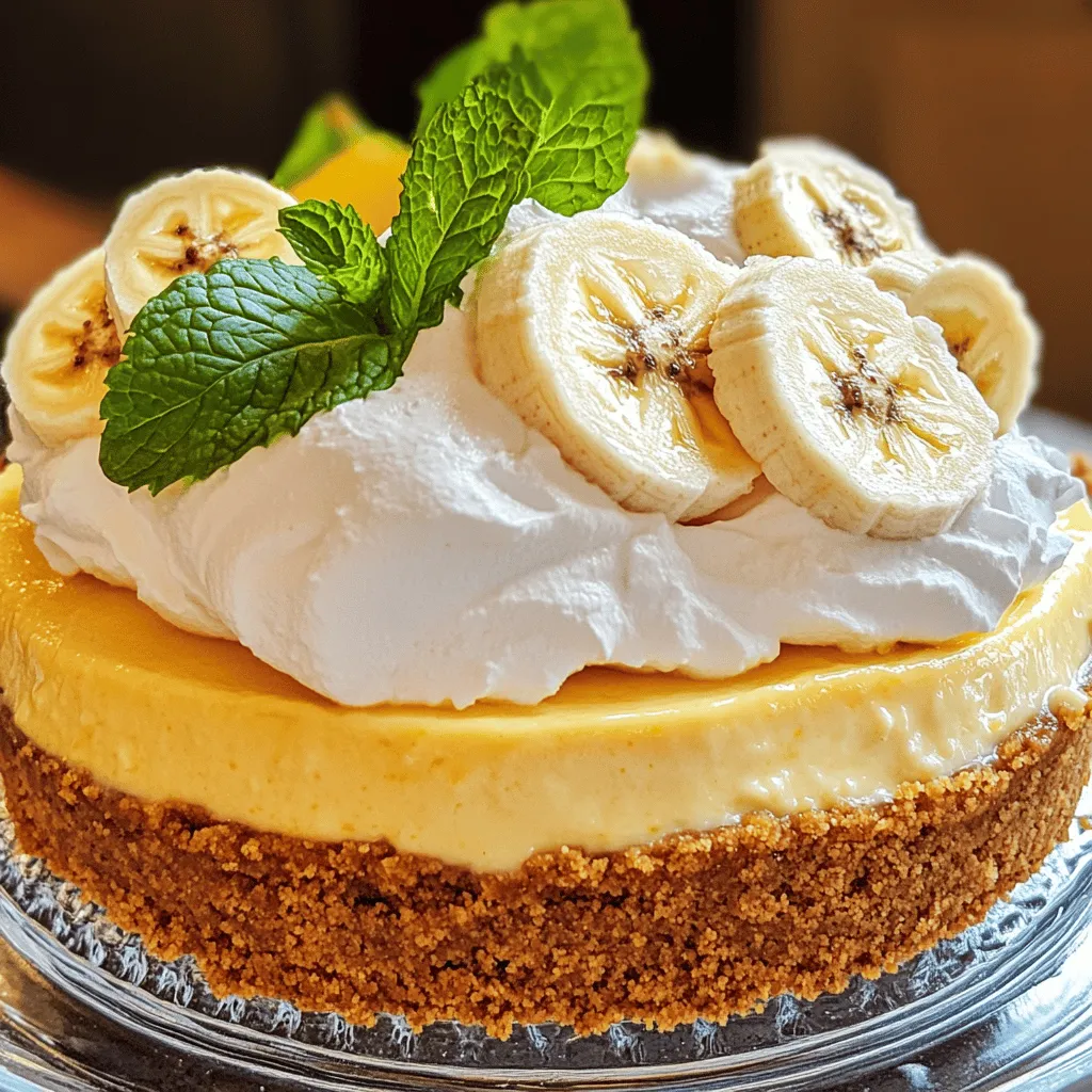 Banana Cheesecake is a Creamy Dessert Delight