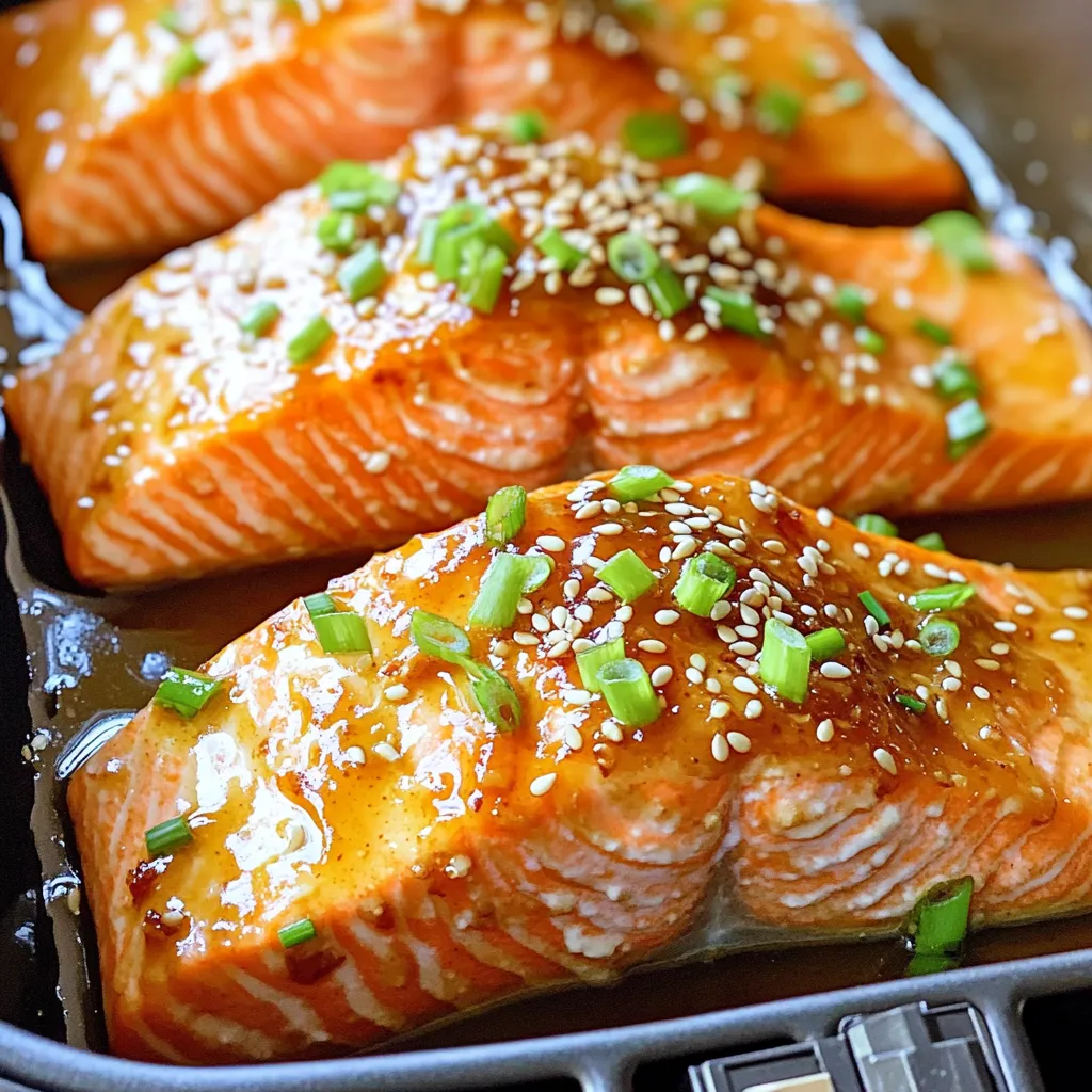 Air Fryer Honey Garlic Salmon Easy and Flavorful Meal