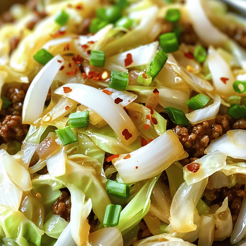 Low-Carb Cabbage and Beef Stir Fry Healthy Delight