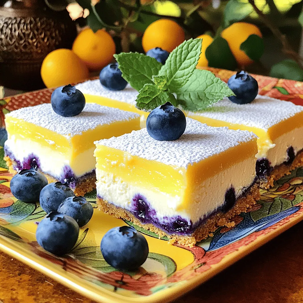 Blueberry Cheesecake Bars Tasty and Simple Delight