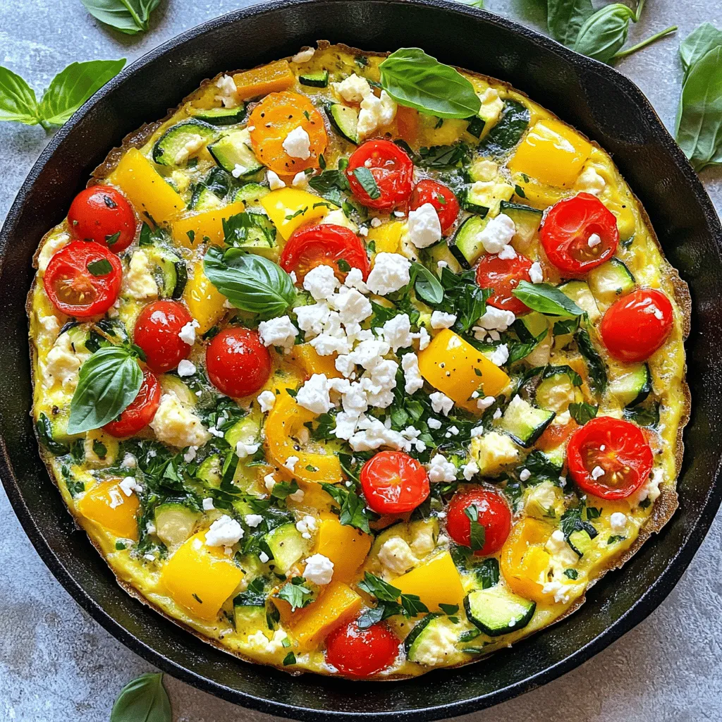 Veggie Loaded Egg White Frittata Healthy and Tasty