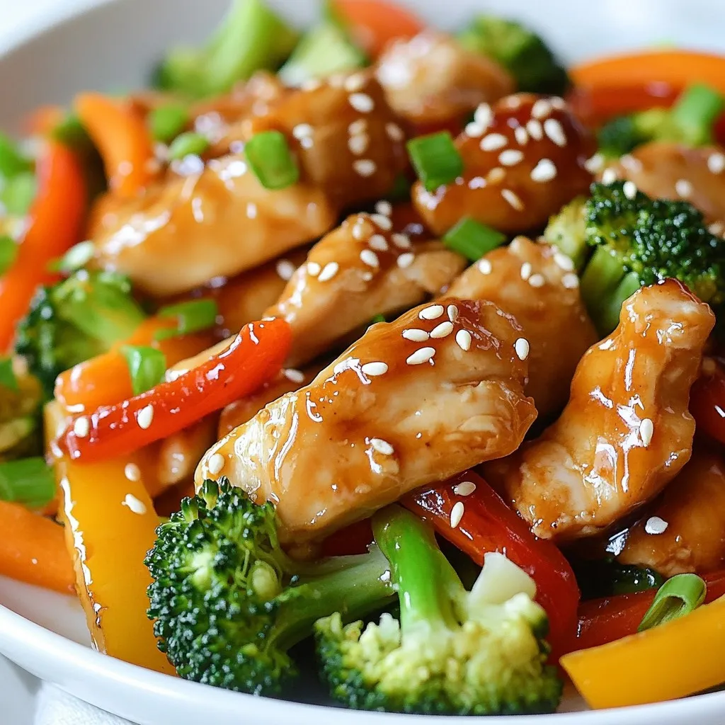Honey Garlic Chicken Stir Fry Flavorful and Simple Meal