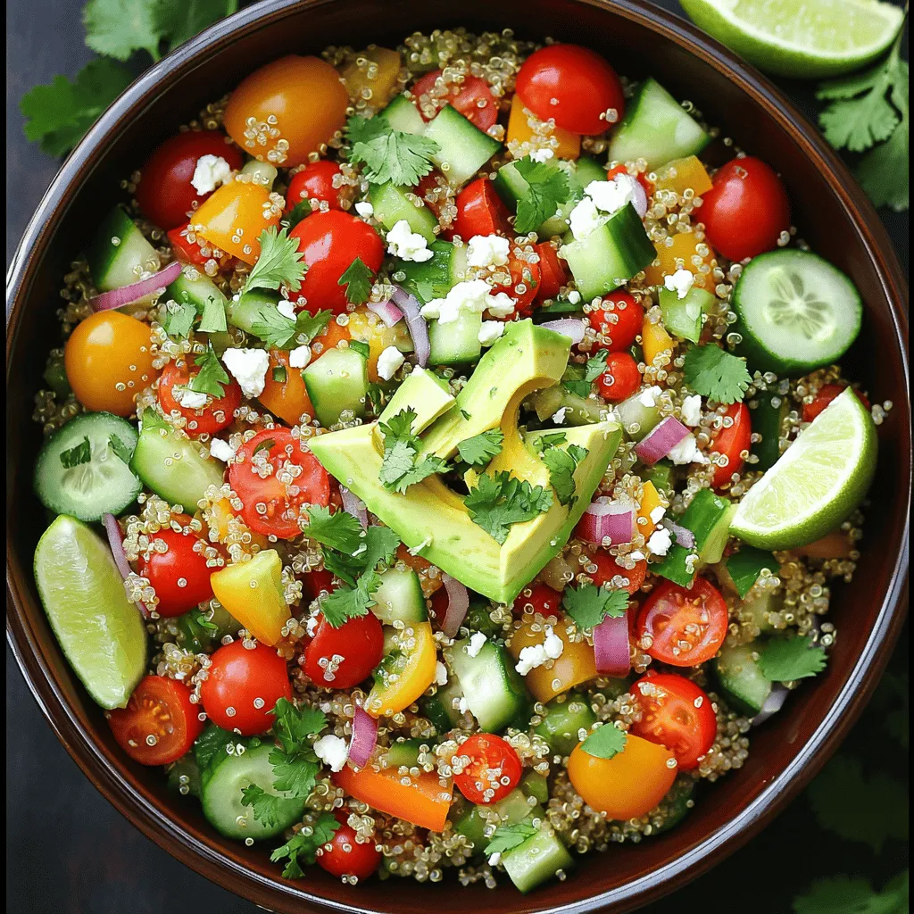 Zesty Quinoa Salad Fresh and Flavorful Delight