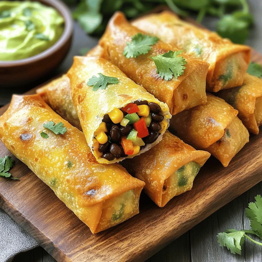 Air Fryer Southwest Egg Rolls Tasty and Simple Snack