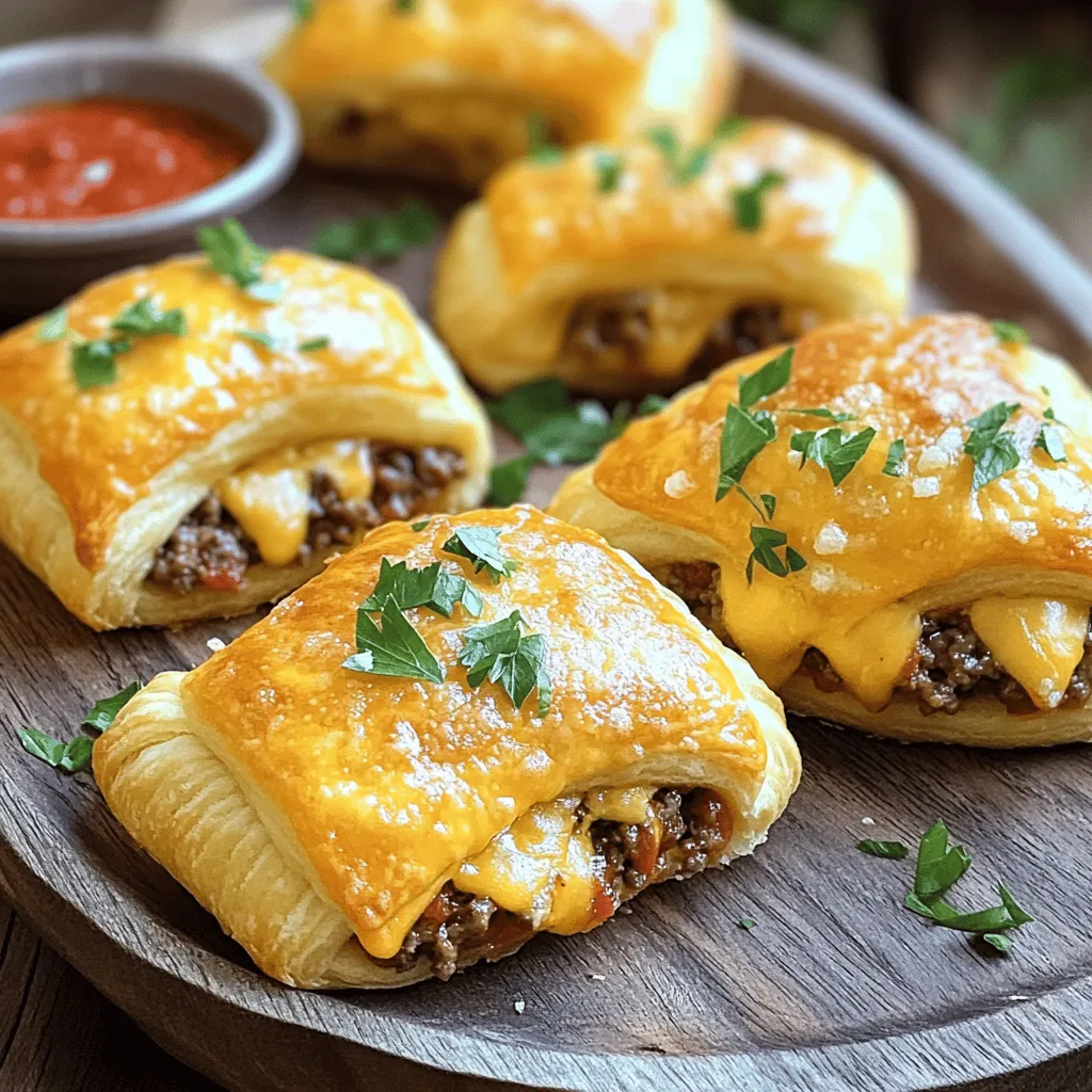 Garlic Parmesan Cheeseburger Bombs Flavorful and Fun