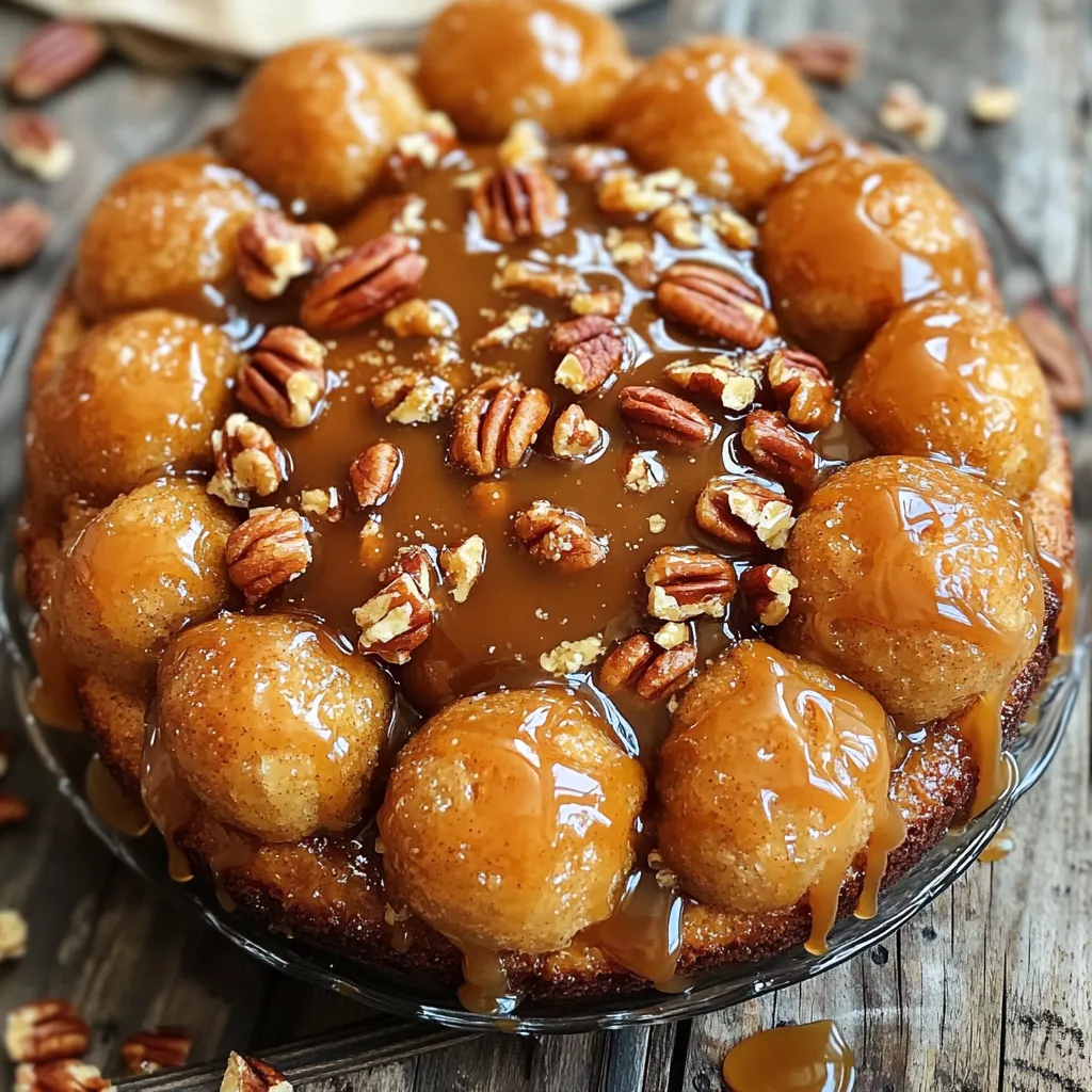 Caramel Monkey Bread Delightfully Sweet Dessert Treat