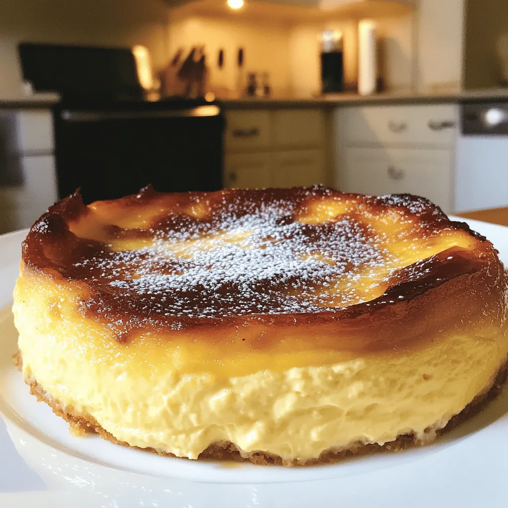 Burnt Basque Cheesecake Delightful and Easy Recipe