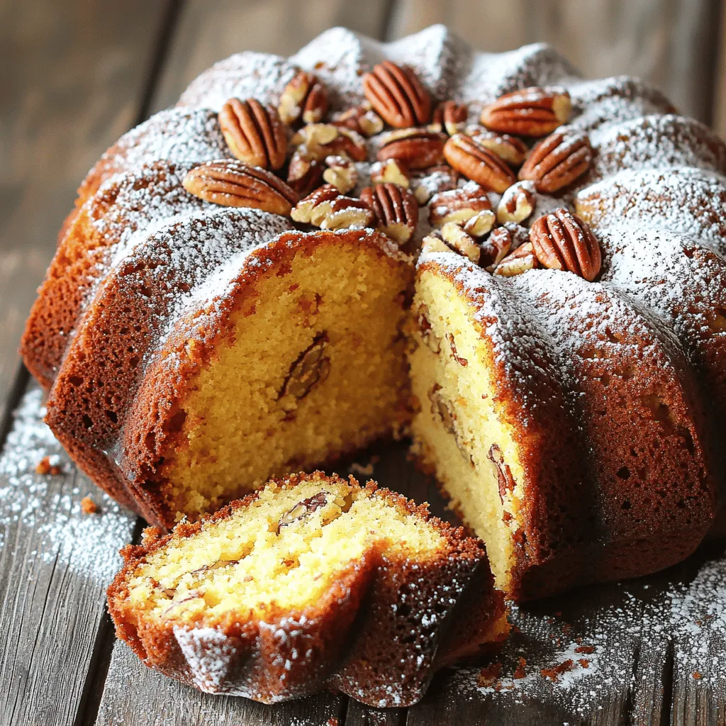 Southern Pecan Pound Cake Delightful Baking Recipe
