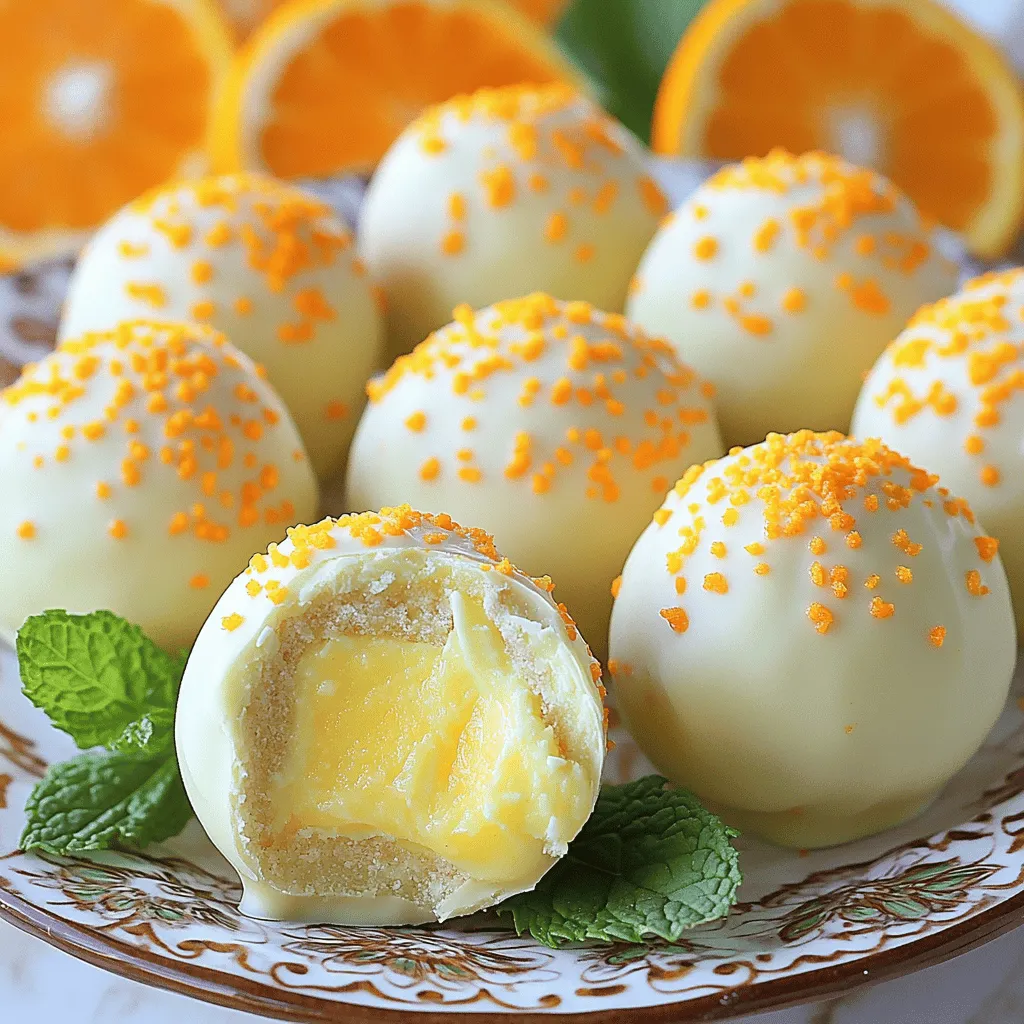 No Bake Orange Creamsicle Truffles Delightful Treat