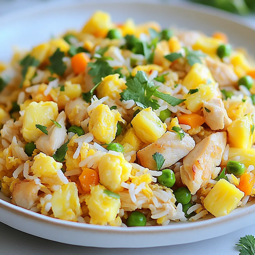 Pineapple Chicken Fried Rice Delightful Family Meal