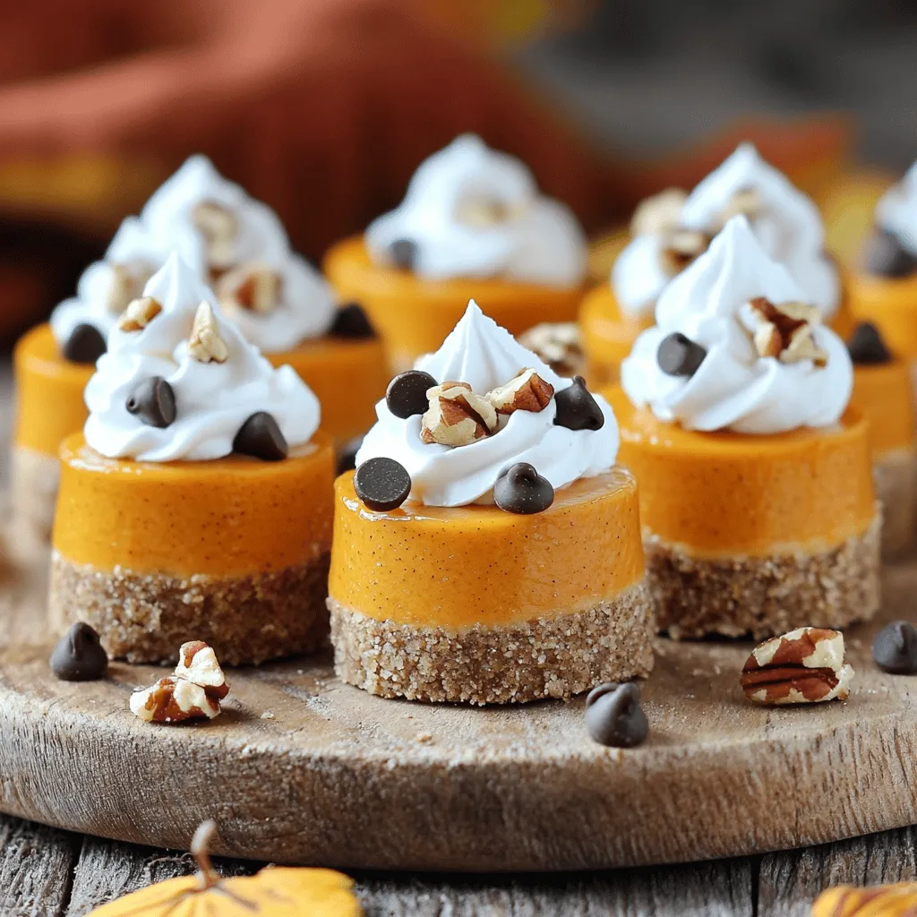 No-Bake Pumpkin Pie Cheesecake Bites Delightful Treat