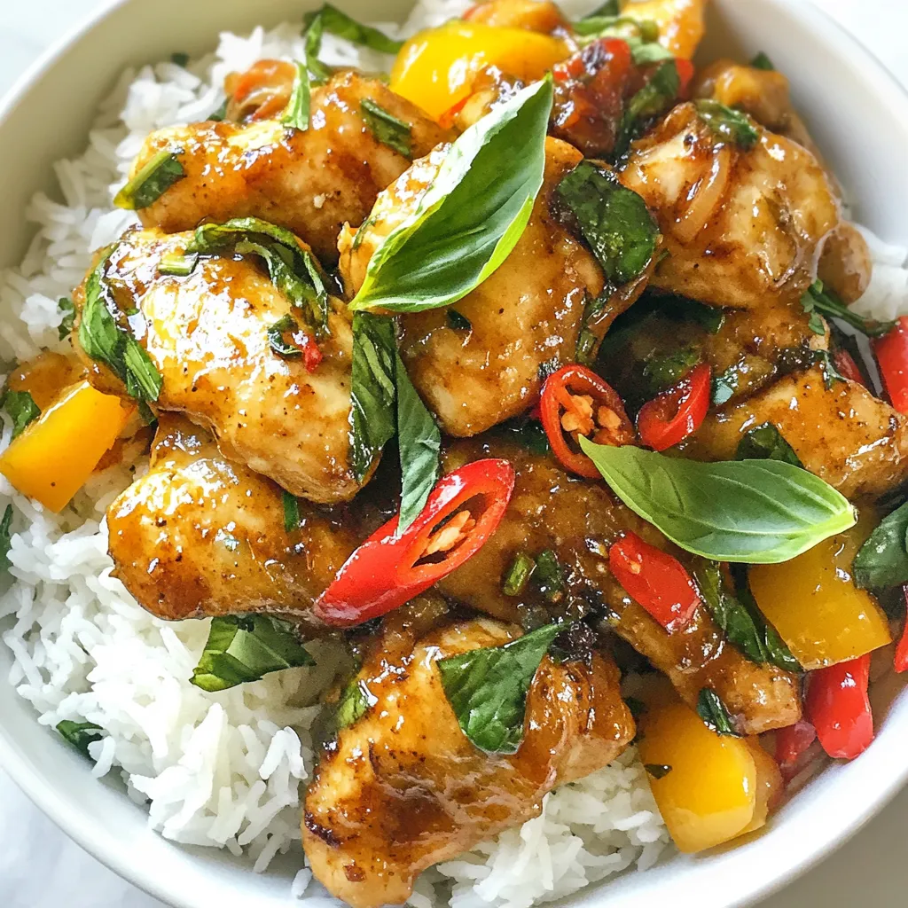 Thai Basil Chicken Flavorful and Hearty Dish