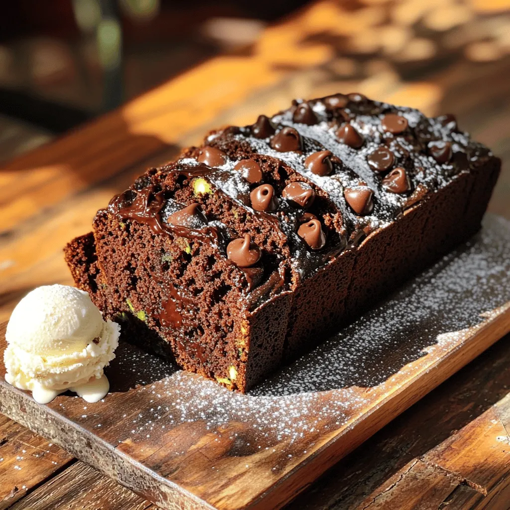 Chocolate Zucchini Bread Rich and Moist Delightful Treat