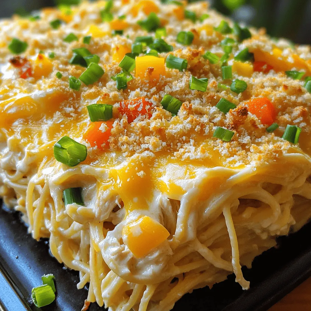 To make a great Monterey Chicken Spaghetti Bake, you need a few key ingredients. First, you