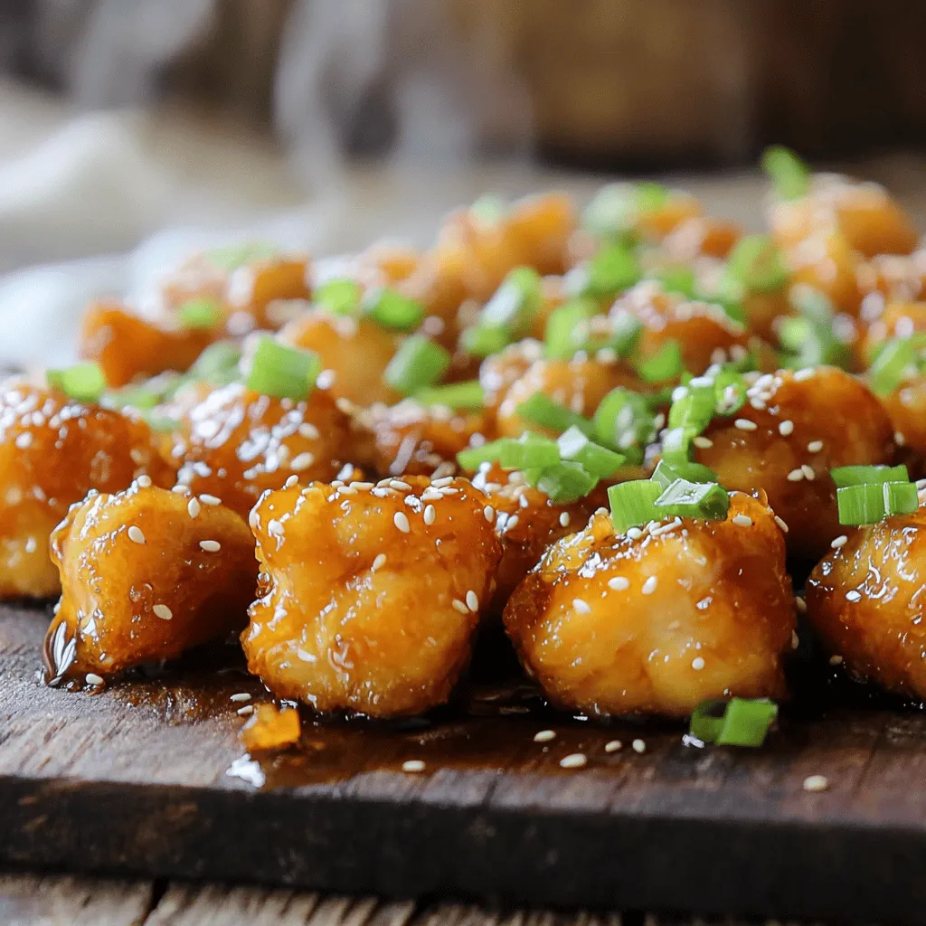 Crispy Chinese Honey Garlic Chicken Easy Dinner Recipe