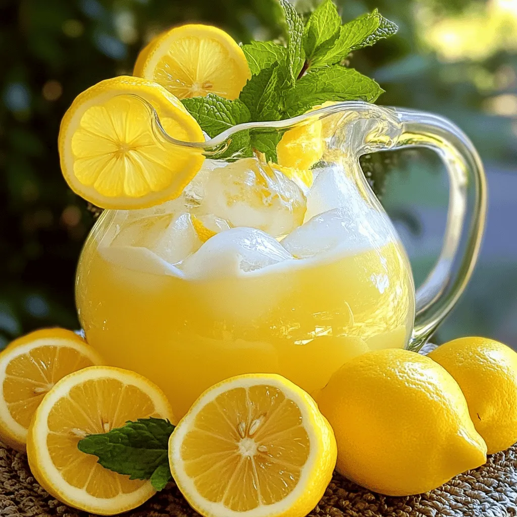 Condensed Milk Lemonade Refreshing Summer Delight