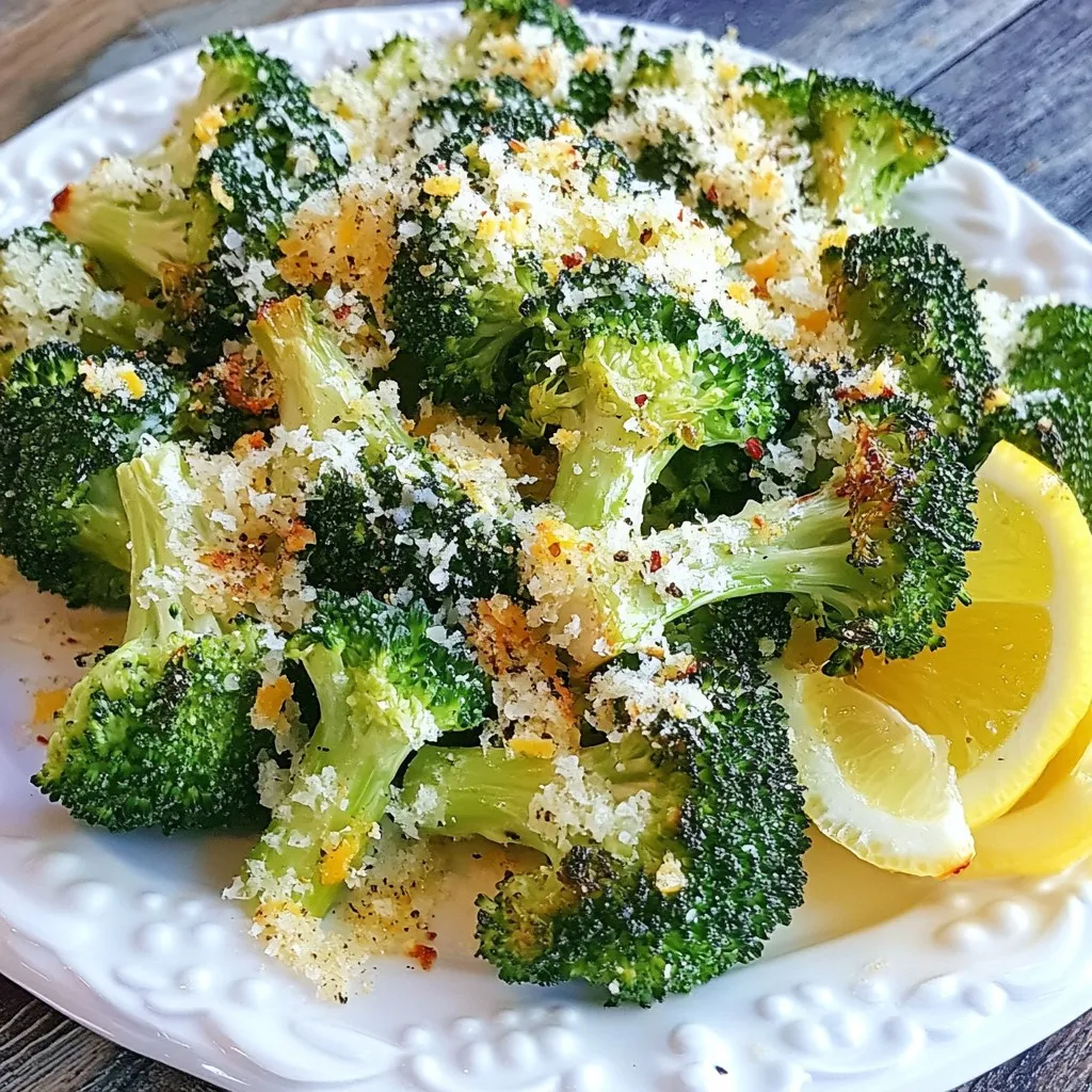Garlic Parmesan Roasted Broccoli Flavorful Side Dish