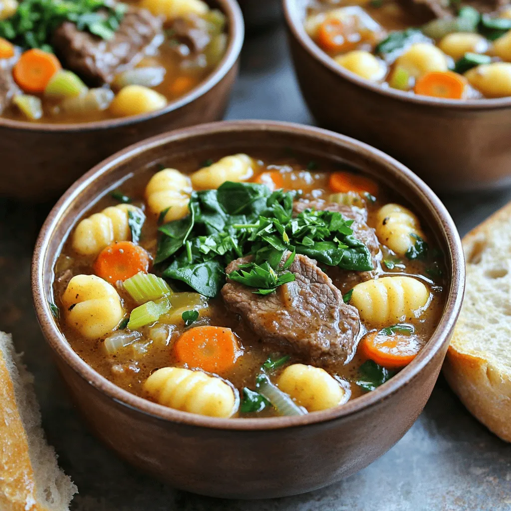 Potato Gnocchi Beef Stew Comforting and Hearty Meal