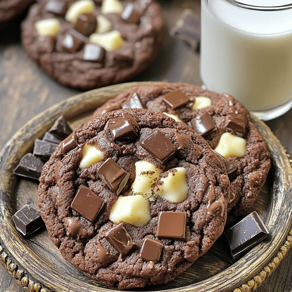 Double Chocolate Chunk Cookies Irresistible Treats