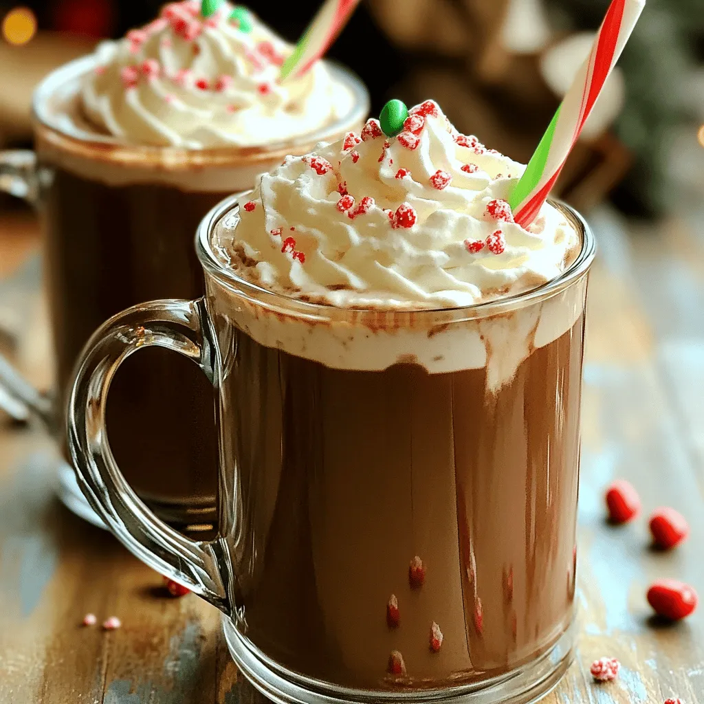 Creamy Peppermint Hot Chocolate Delightful and Cozy