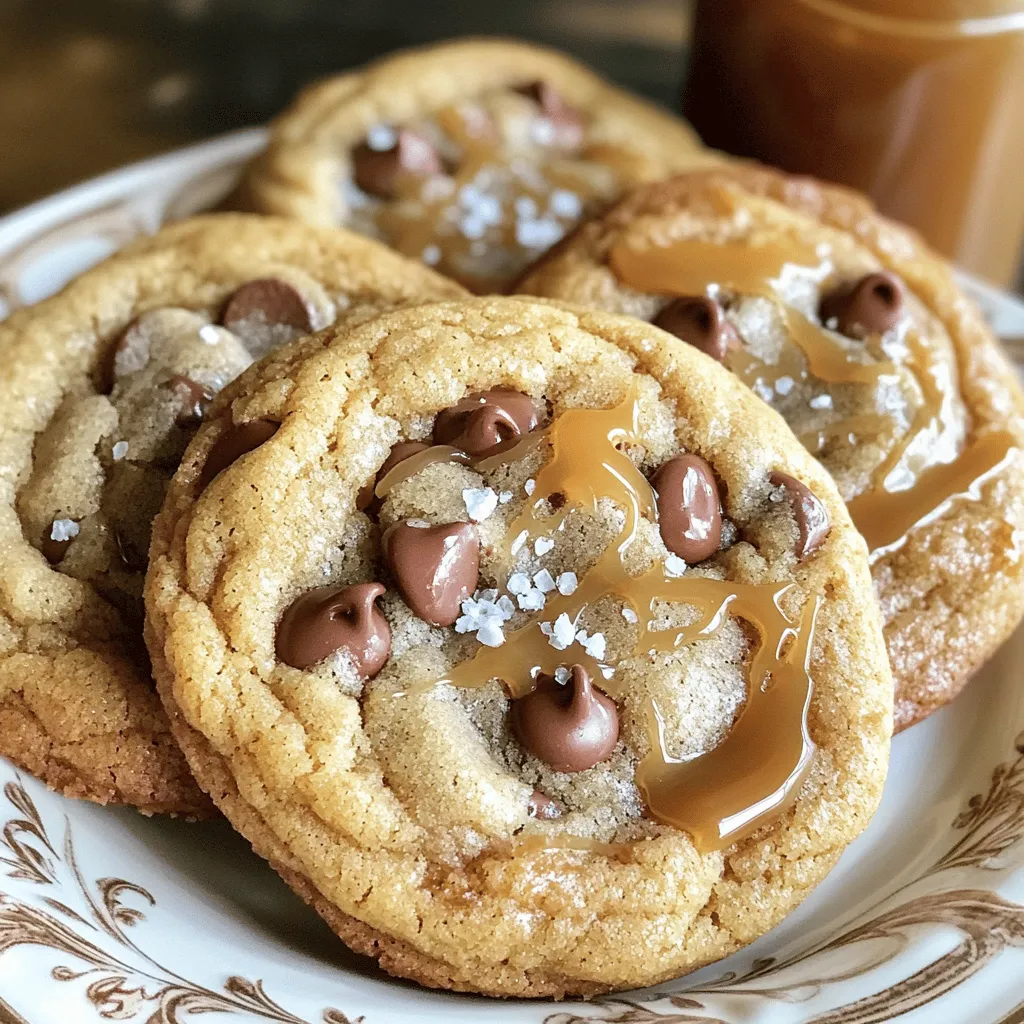 Salted Caramel Chocolate Chip Cookies Bakery Delight