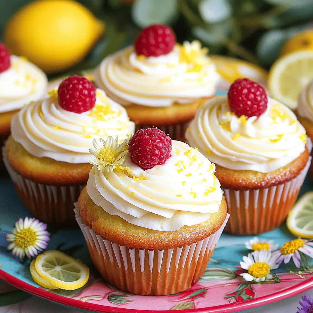 To make raspberry lemon heaven cupcakes, you need some simple, tasty ingredients. Here is what you will need for the basic baking: