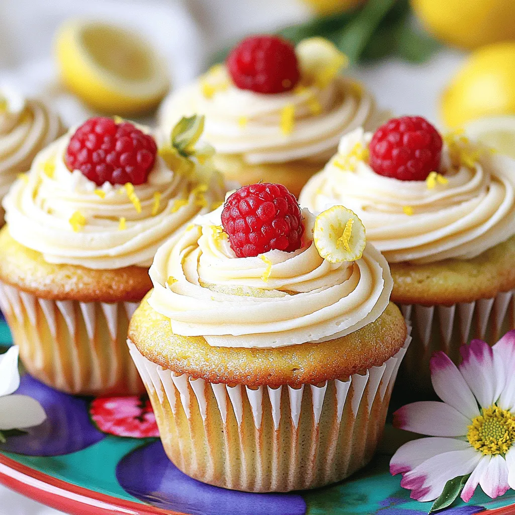Raspberry Lemon Heaven Cupcakes Delightful Treat Recipe