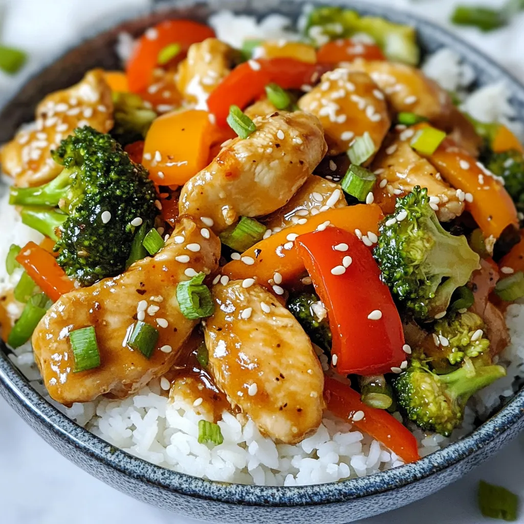 Sweet Chili Chicken Stir Fry Flavorful and Simple Meal