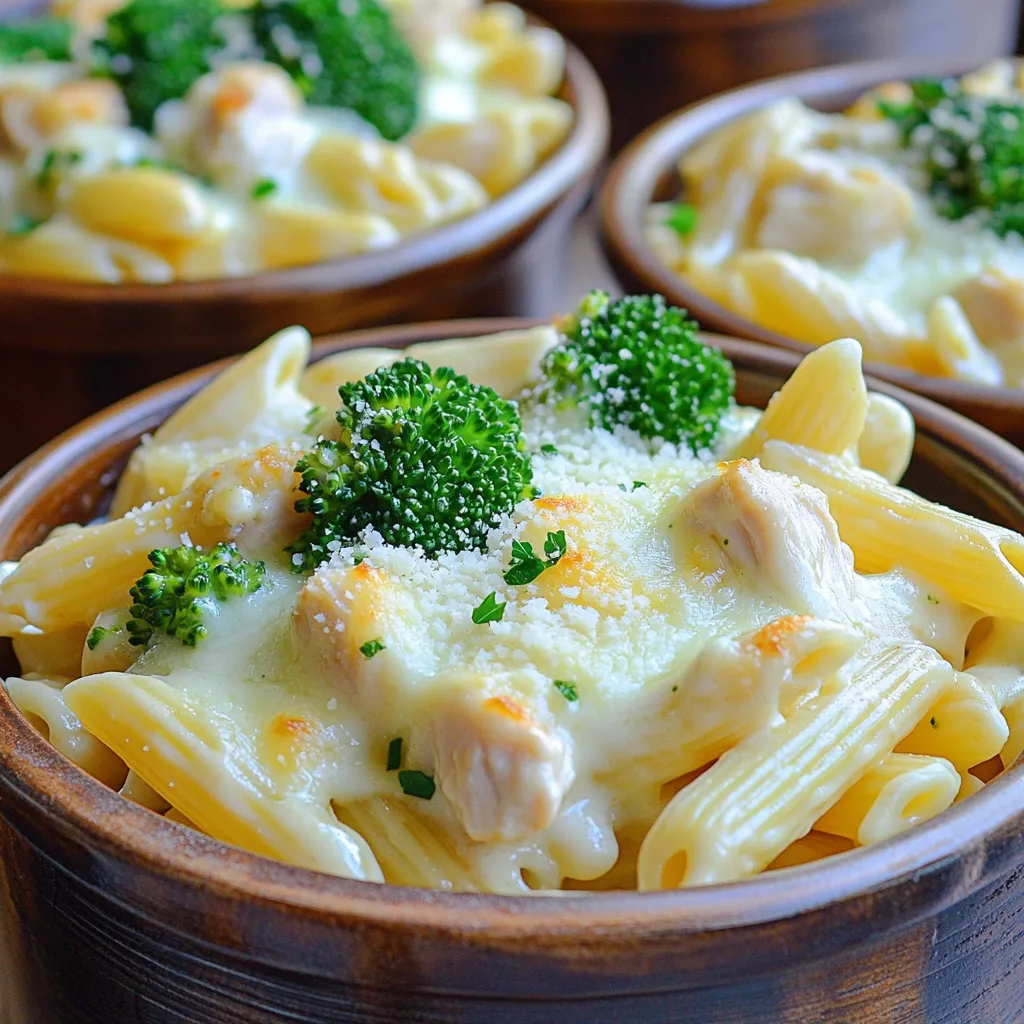 Slow Cooker Chicken Alfredo Bake Quick and Tasty Meal