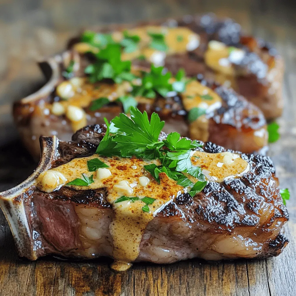 Irresistible Steak with Haunted Bourbon Garlic Sauce