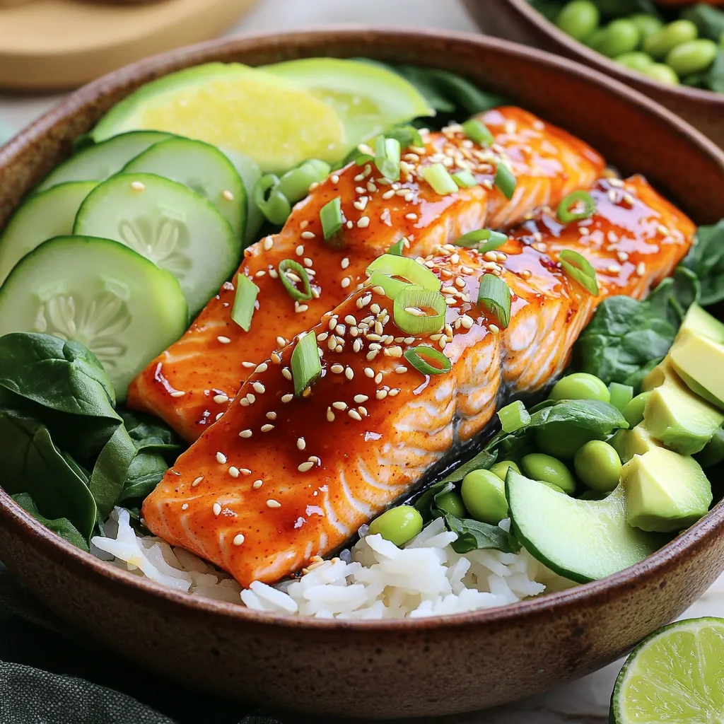 Minute Sweet Chili Salmon Bowls Tasty and Quick Meal