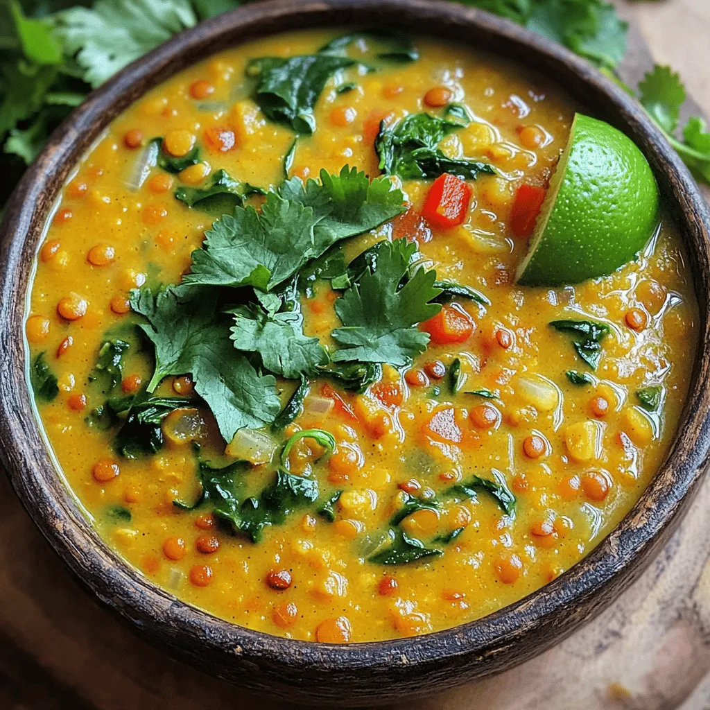 Coconut Curry Lentil Soup Rich and Flavorful Recipe