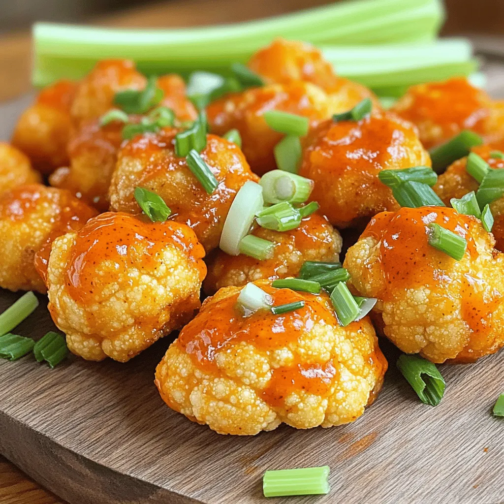 Buffalo Cauliflower Bites Irresistible Vegan Snack