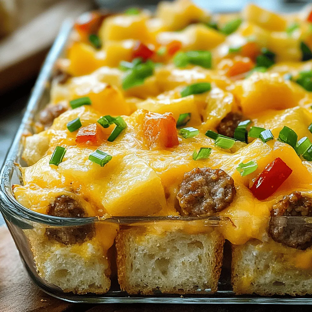 Sausage, Egg and Cheese Casserole Delightful Recipe