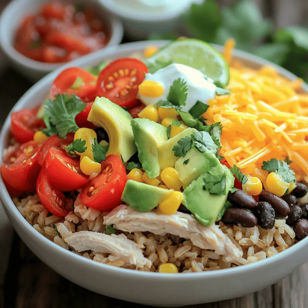 Irresistible Chicken Burrito Bowl Easy and Flavorful Meal