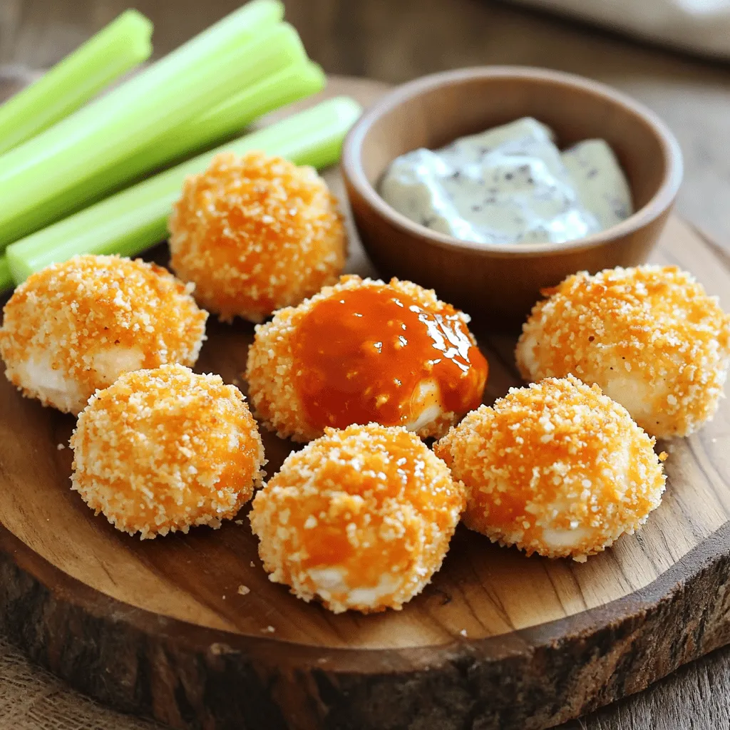 Baked Buffalo Chicken Bites Crispy and Flavorful Snack