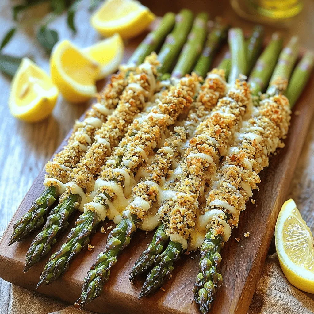 You need 1 pound of fresh asparagus. Look for spears that are firm and bright green. Trim the tough ends before cooking. This helps them cook evenly and taste better.
