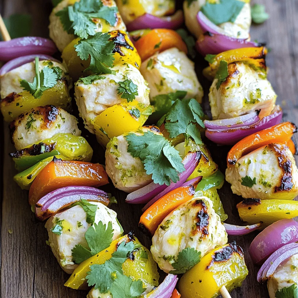 Zesty Lime Chicken Skewers Flavorful and Fresh Dish