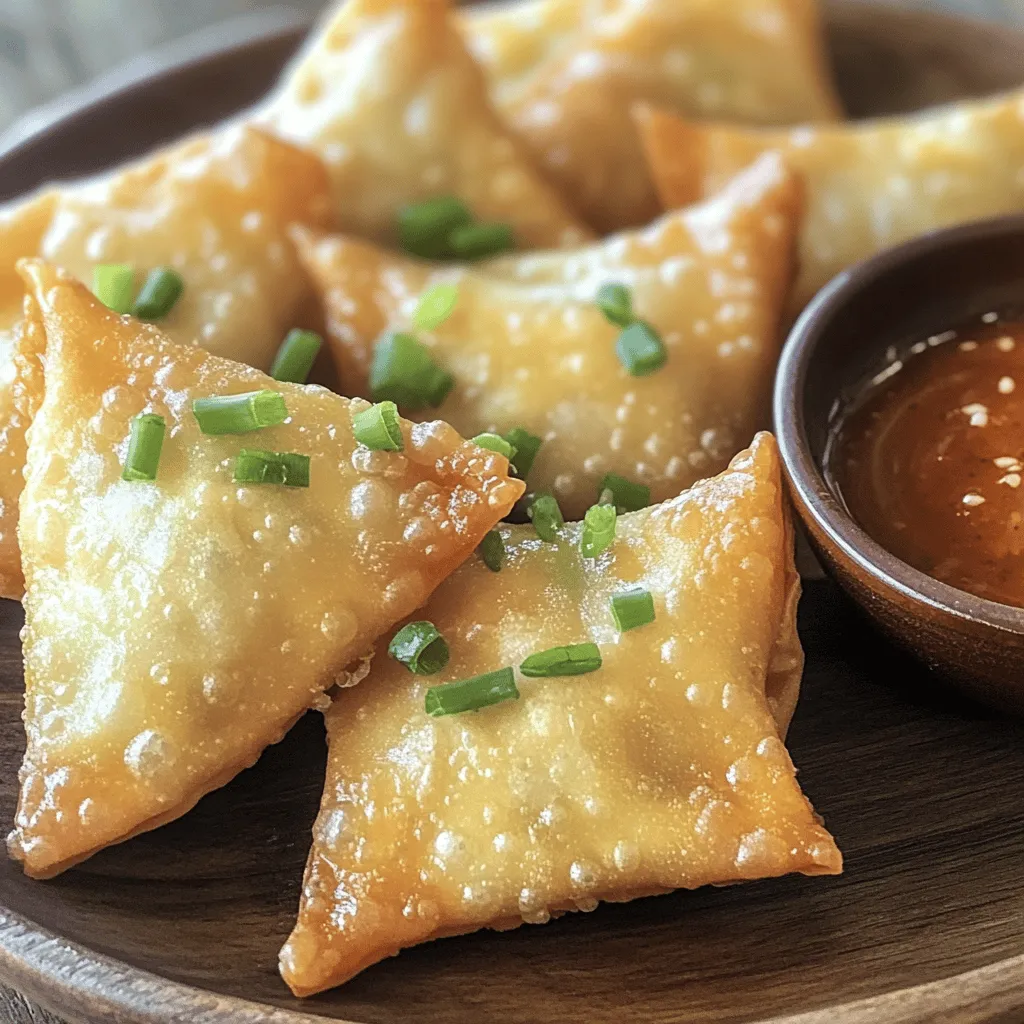 Cream cheese wontons are a fun and tasty snack. They are filled with a creamy mixture and fried until golden. Making them is simple and perfect for beginners.