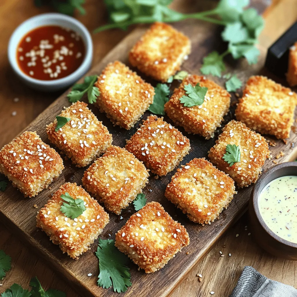 Air Fryer Crispy Tofu Nuggets Flavorful Plant-Based Snack