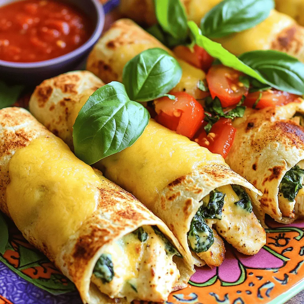 Cheesy Garlic Chicken Wraps Flavorful and Easy Meal