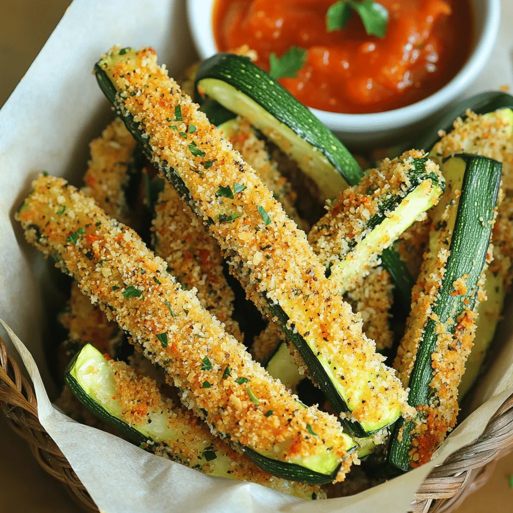 Baked Parmesan Zucchini Fries Flavorful and Easy Snack