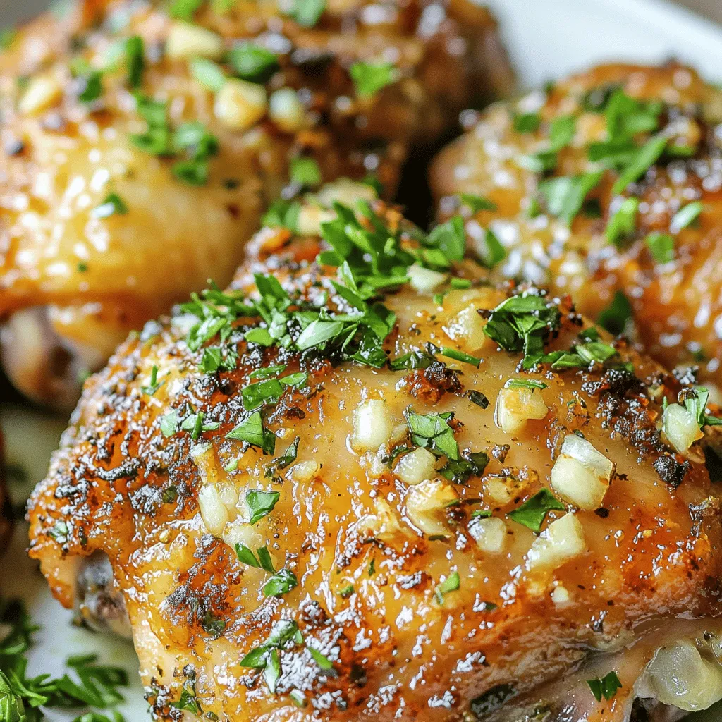 Air Fryer Garlic Herb Chicken Thighs Delightful Meal