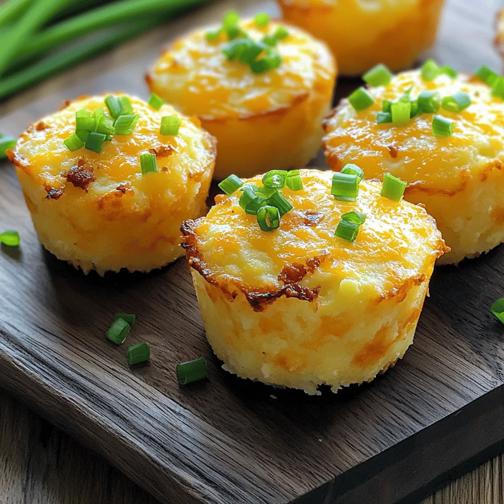 Here’s a comprehensive list of ingredients for cheesy mashed potato muffins. Gather these items before you start cooking: