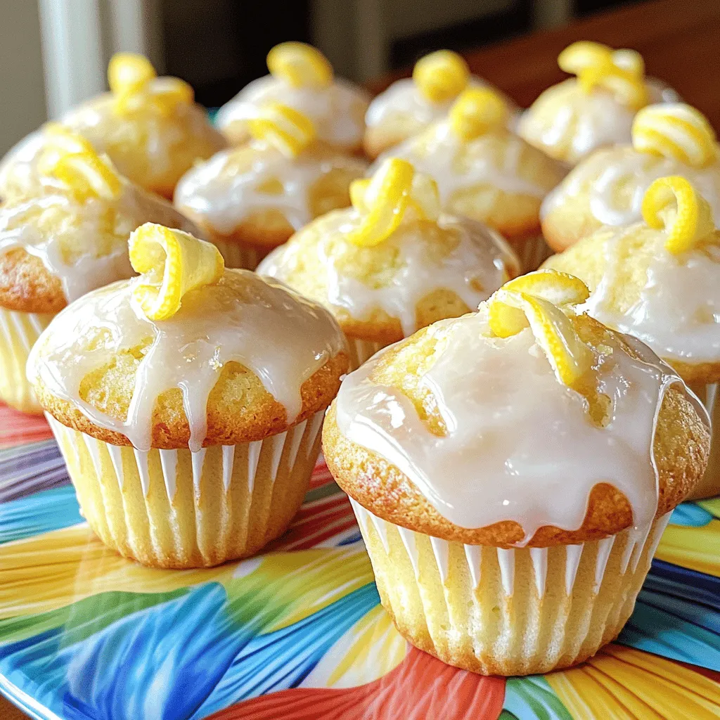 Lemon Cream Cheese Muffins Delightful Homemade Treat