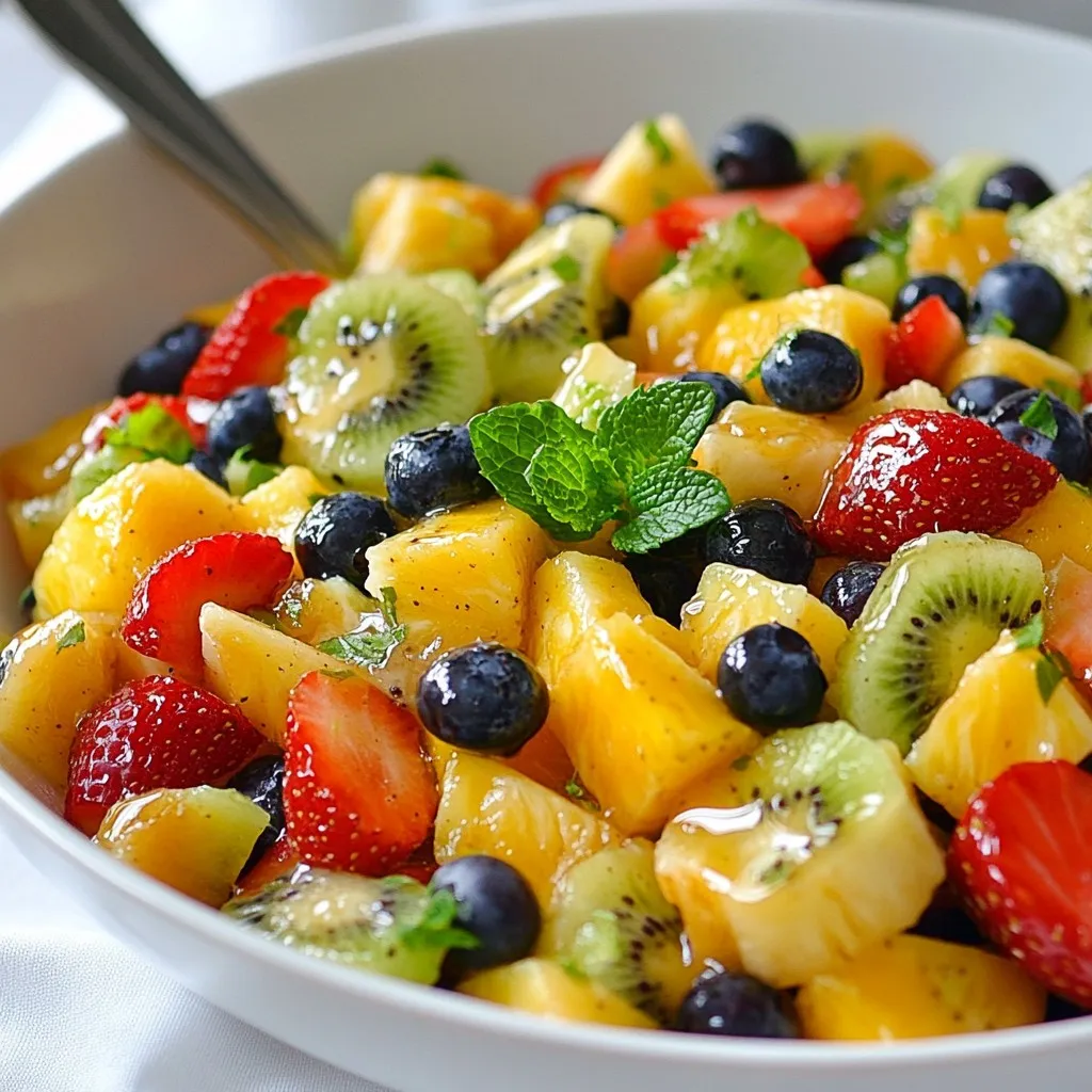Honey Lime Fruit Salad Flavorful and Refreshing Treat
