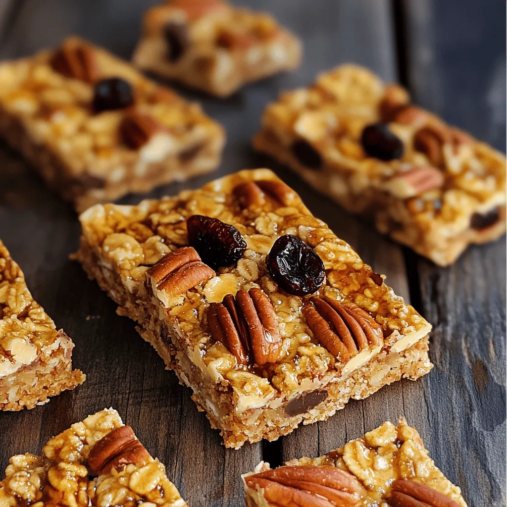 Maple Pecan Granola Bars Simple and Tasty Recipe