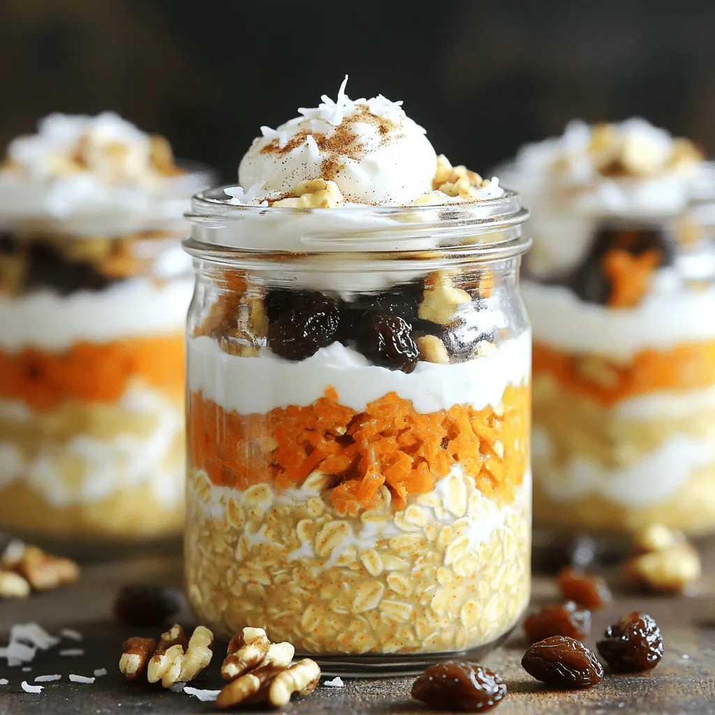 Carrot Cake Overnight Oats Tasty and Healthy Recipe